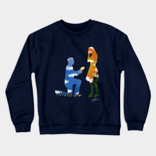 I proposed an she said YES Crewneck Sweatshirt